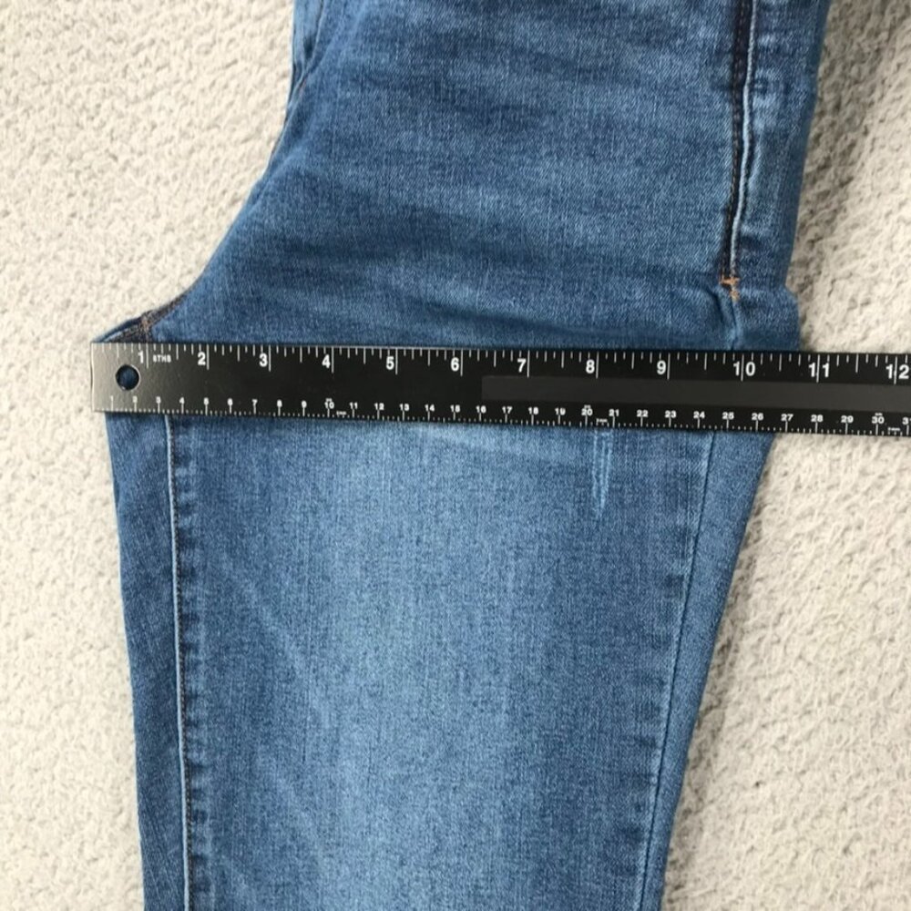 DEMOCRACY Jeans Womens Size 6 Skinny‎ Distressed Mid Rise Raw Hem Stretch Denim - Picture 13 of 15